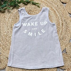 Zara 3-4 unisex terry cloth Beige Pullover Tank.